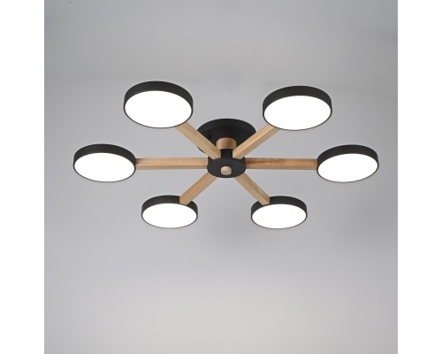 Потолочная люстра TURNA 6 Black