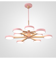 Люстра на штанге TURNA DBL L12 Pink ImperiumLoft