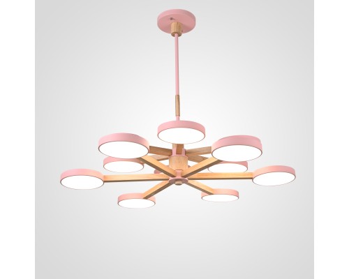 Люстра на штанге TURNA DBL L12 Pink
