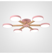 Потолочная люстра TURNA 6 Pink ImperiumLoft