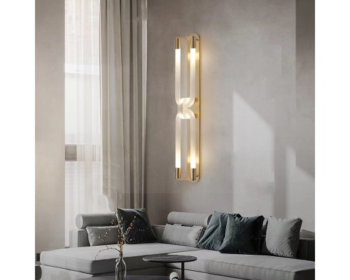 Настенный светильник GALAXY H35 Brass ImperiumLoft