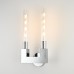 Бра CANELLE wall lamp DOUBLE Sconces Chrome ImperiumLoft