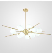 Люстра на штанге Cherry Bomb 16 balls Gold ImperiumLoft