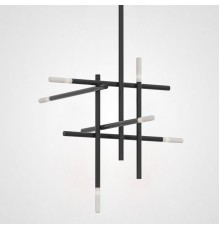 Люстра на штанге TRAVERSE H90 Black ImperiumLoft