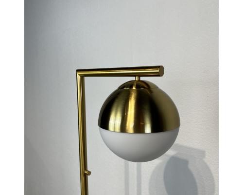 Торшер Geneva Single Glass Globe Floor Lamp