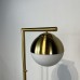 Торшер Geneva Single Glass Globe Floor Lamp