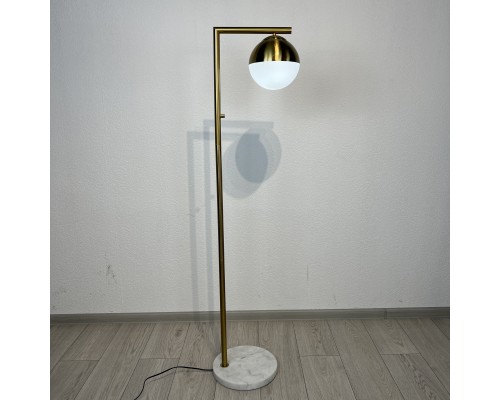 Торшер Geneva Single Glass Globe Floor Lamp
