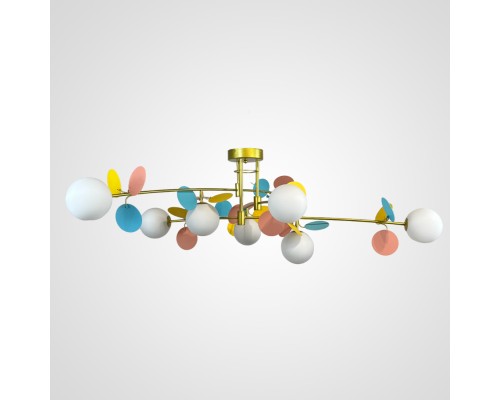 Потолочная люстра Light of MATISSE B D120 Gold Multicolor ImperiumLoft