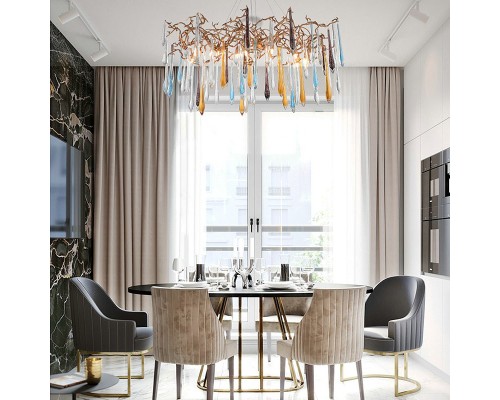 Подвесная люстра SPRUCE Овал 135 ImperiumLoft