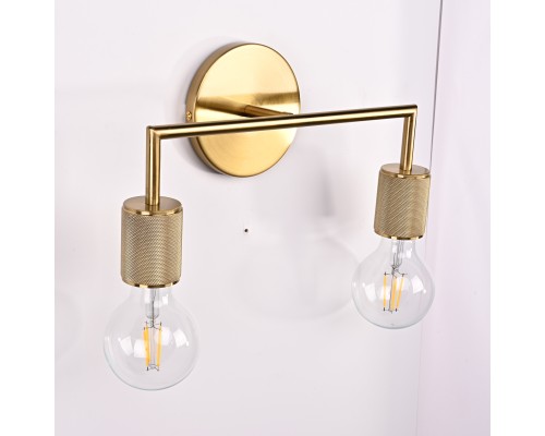 Бра RH Utilitaire Double Sconce Brass