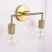 Бра RH Utilitaire Double Sconce Brass