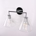 Бра RH Utilitaire Funnel Shade Double Sconce Silver