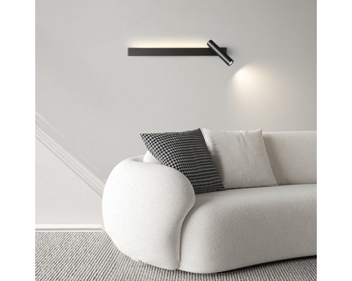 Настенный светильник JENIUS L60 Black Left ImperiumLoft