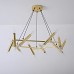 Подвесная люстра JONATHAN BROWNING Le Pentagone Chandelier 20 Light ImperiumLoft