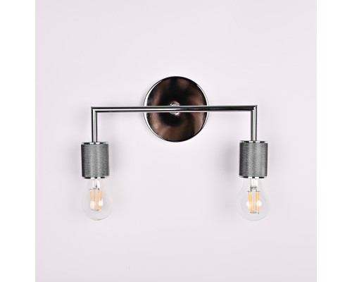Бра RH Utilitaire Double Sconce Silver
