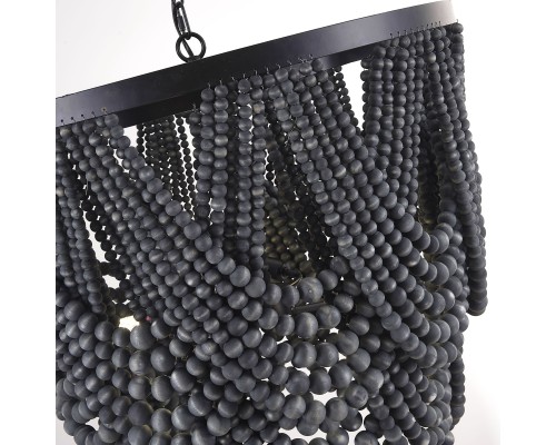 Подвесная люстра Amelia Wood Bead Chandelier ImperiumLoft