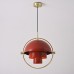 Подвесной светильник Louis Weisdorff Gubi Multi-lite Pendant Red ImperiumLoft