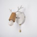 Бра с рожками DEER A SWITCH White/Light wood ImperiumLoft
