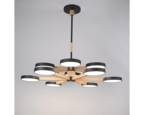 Люстра на штанге TURNA DBL L12 Black