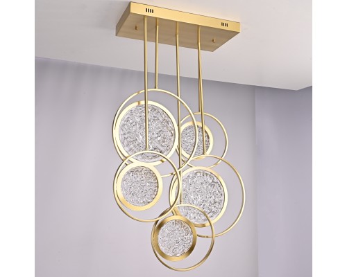 Дизайнерская люстра на штанге ЛУНА lighting collection L60