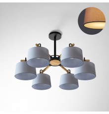 Потолочная люстра EVEN 6 Gray ImperiumLoft