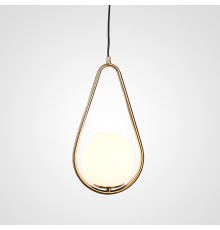 Подвесной светильник HOOP DROP Brass ImperiumLoft