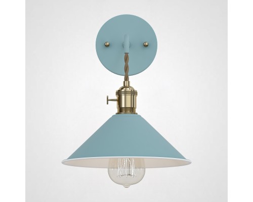 Бра с подвесным плафоном BRAID WALL Blue