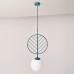 Подвесной светильник LEAF B Green ImperiumLoft