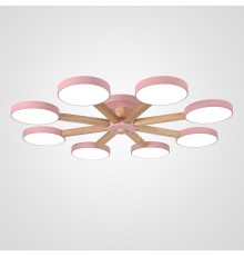 Потолочная люстра TURNA 8 Pink ImperiumLoft