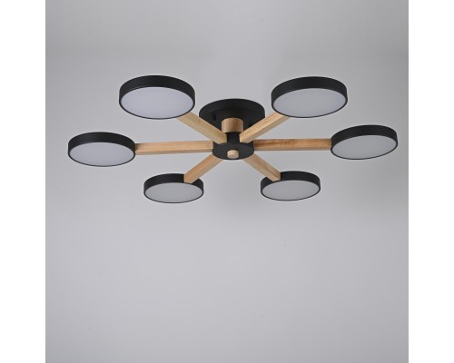 Потолочная люстра TURNA 6 Black