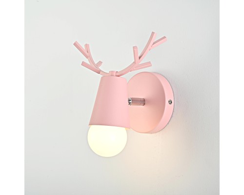 Бра с рожками DEER A Pink