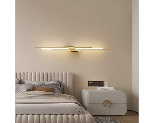 Бра TINUS BEND H85 Brass ImperiumLoft