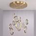 Дизайнерская подвесная люстра ЛУНА lighting collection D70 ImperiumLoft