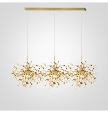 Подвесной светильник Tezani Argent Suspension Linear Gold 3 L110 ImperiumLoft