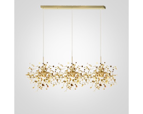 Подвесной светильник Tezani Argent Suspension Linear Gold 3 L110