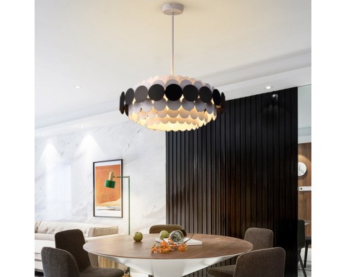 Люстра на штанге ASOLA D40 Black by ImperiumLoft