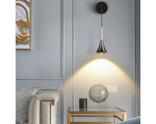 Настенный светильник CAI WALL Brass 3000К ImperiumLoft