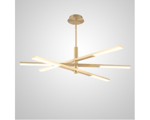 Люстра на штанге ORTON на 3 D96 Gold