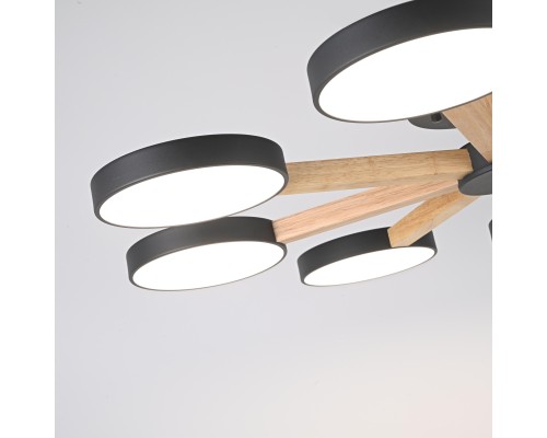 Потолочная люстра TURNA 8 Black