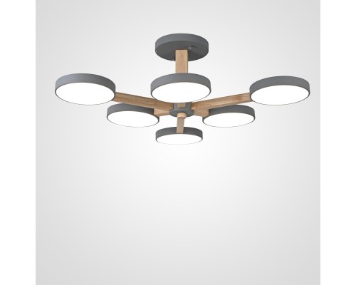 Потолочная люстра TURNA L6 Grey