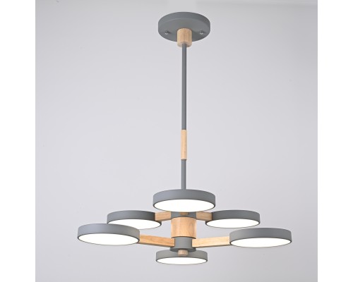 Люстра на штанге TURNA DBL L6 Gray