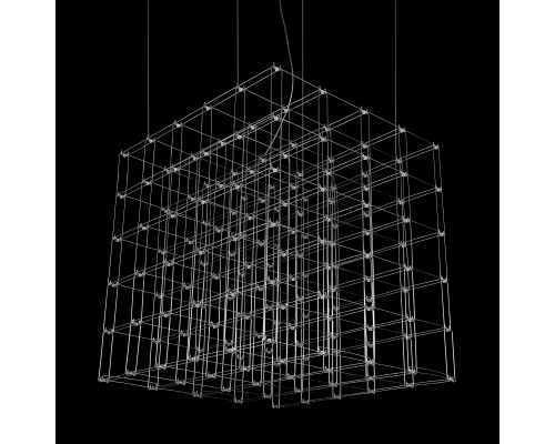 Подвесная люстра Quasar Cosmos Square LED pendant light 100/100/100 ImperiumLoft