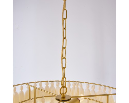 Подвесная люстра TASSEL Бежевый ImperiumLoft