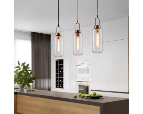 Подвесной светильник GAUSS 40 прозрачный ImperiumLoft