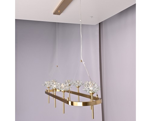 Подвесная люстра LOTOS LONG 8 ImperiumLoft