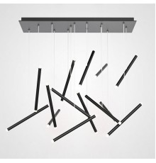 Подвесная люстра Dutti D0068 LED Chandelier Modern 14 black ImperiumLoft