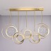 Дизайнерская люстра на штанге ЛУНА lighting collection L100 ImperiumLoft