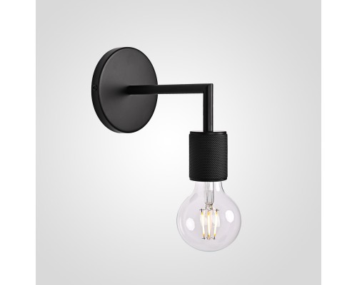 Бра RH Utilitaire Single Sconce Black
