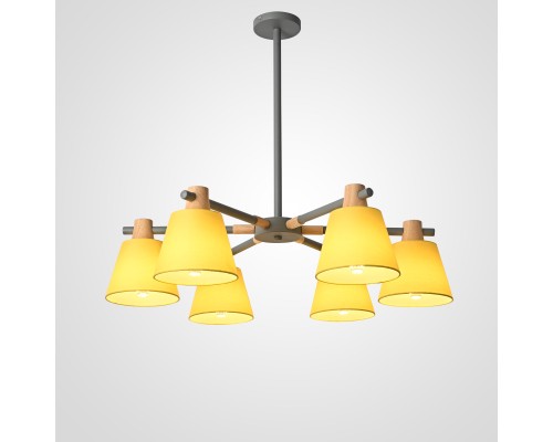 Люстра на штанге NATURA A YELLOW 6