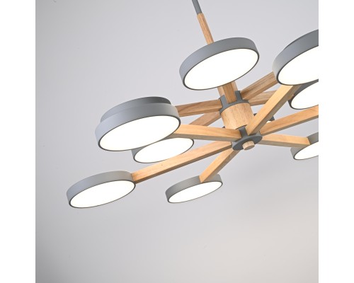 Люстра на штанге TURNA DBL L12 Gray